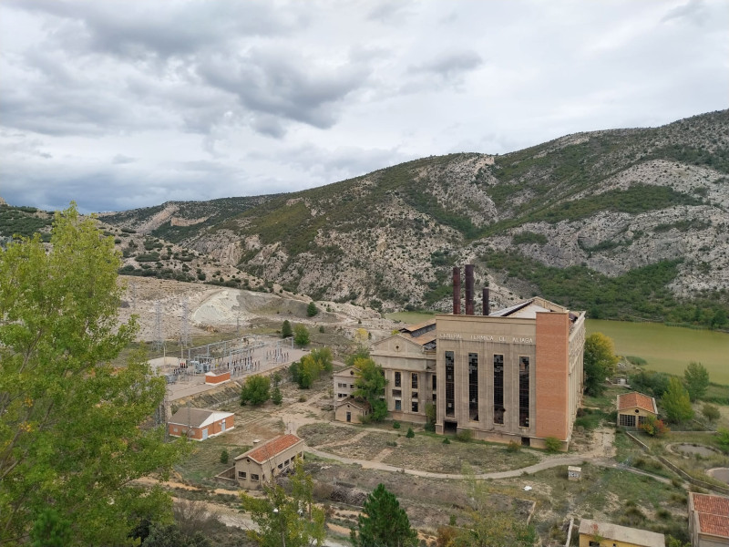 Entorno de la central térmica de Aliaga