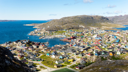 Qaqortoq, sur de Groenlandia, regiones polares