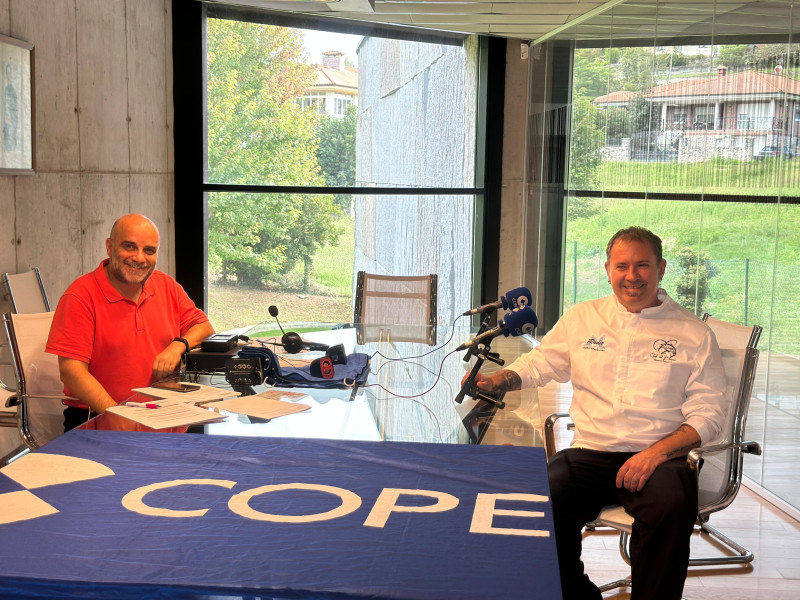 Jaime del Olmo y Alberto Criado, gerente y chef del restaurante "El Chef del Bonito"