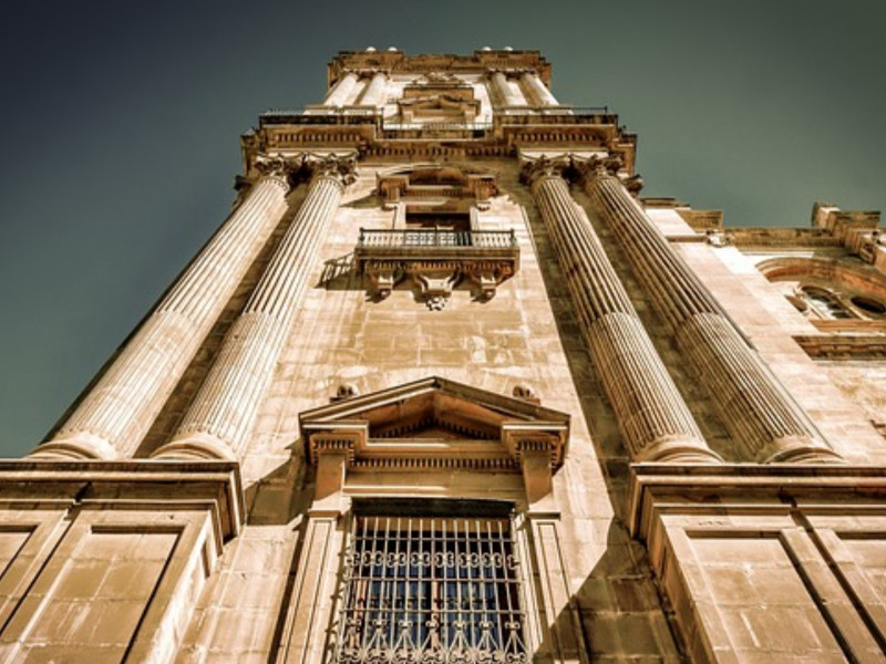 Detalle de la Catedral de Málaga