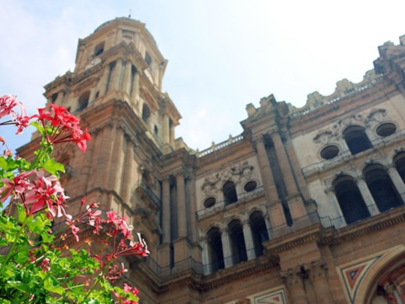Fachada de la Catedral de Málaga