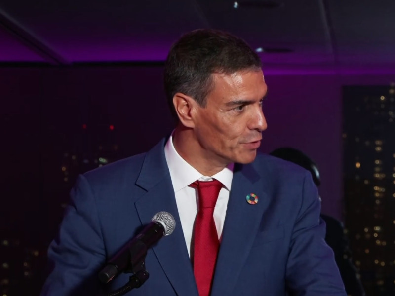 El presidente del Gobierno, Pedro Sánchez