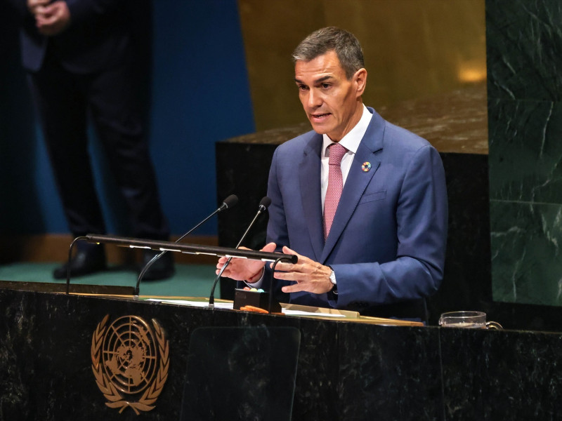 El presidente del Gobierno español, Pedro Sánchez