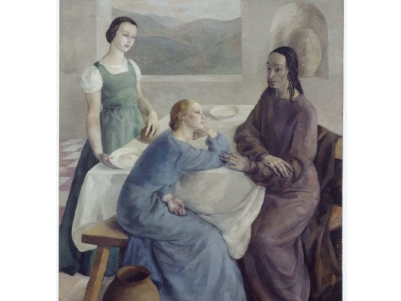Pintura de Julia Minguillón que puede verse estos días en el Museo Provincial de Lugo