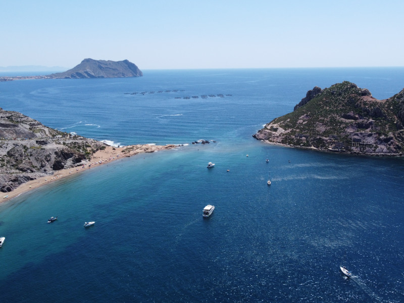 Playa Amarilla e Isla del Fraile, Águilas