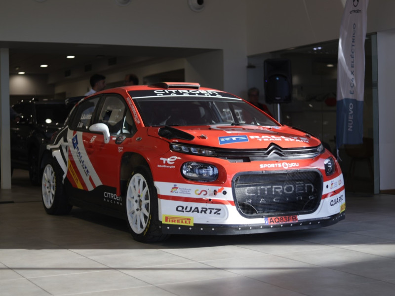 Citroën C3 Rally2, en las instalaciones de Valgisa