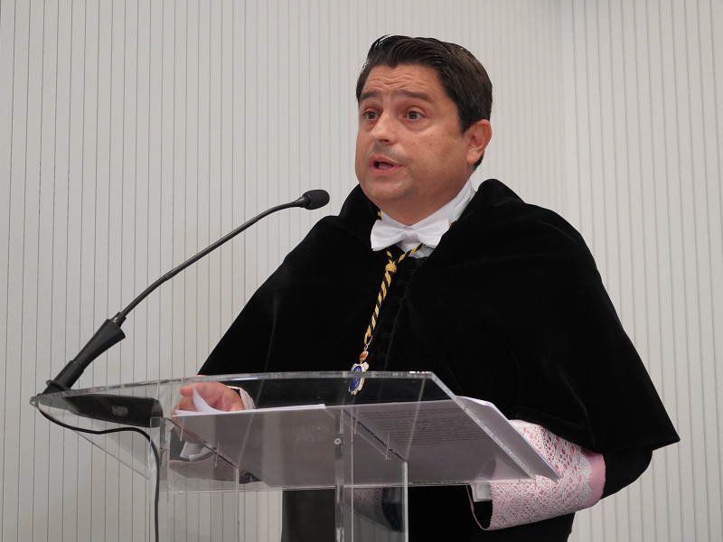El rector, José Manuel Pagán