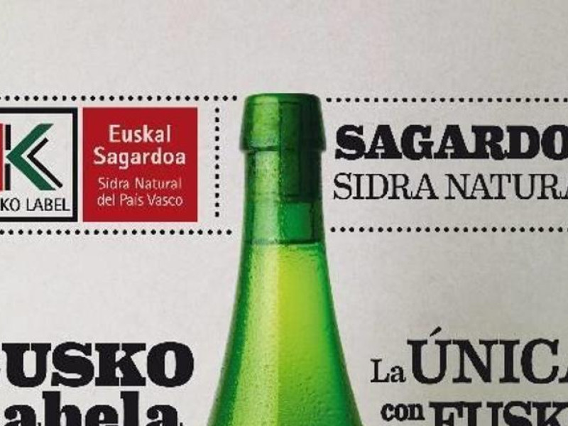 La sidra de Euskadi, uno de los productos con Eusko Label