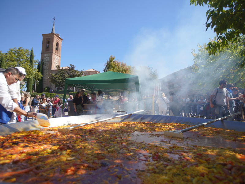 Paella popular en las fiestas de Las Rozas