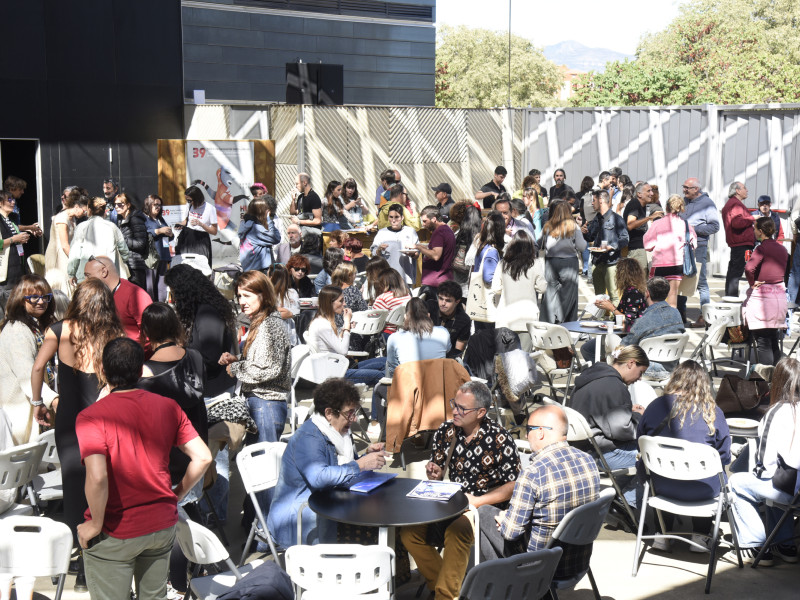 Profesionales en la feria de teatro