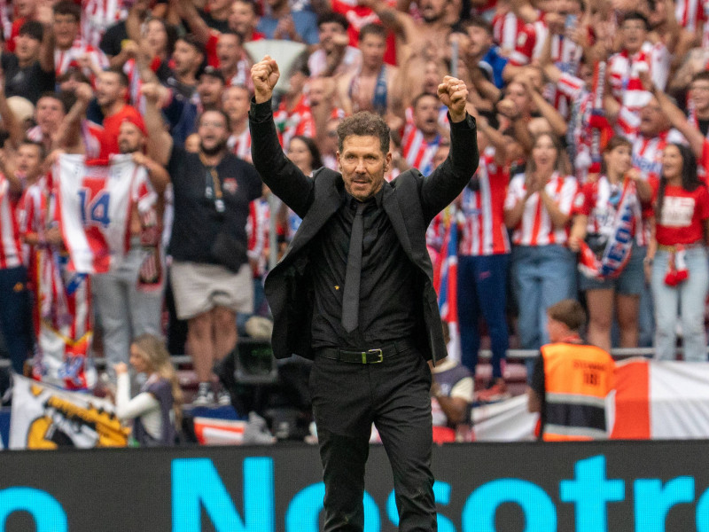 Simeone, tras golear al Real Madrid