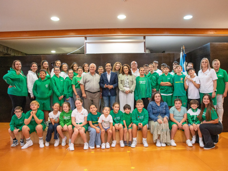 Coro infantil Rancho da Praça, procedente de Vila do Conde