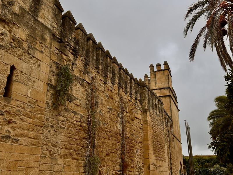Fachada trasera del Alcázar de los Reyes Cristianos