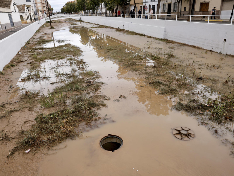 Barranco de la Saleta en Aldaia, Valencia, este lunes