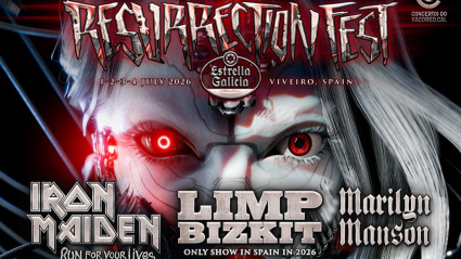Iron Maiden, Limp Bizkit, Marilyn Manson encabezan el cartel del 'Resurrection Fest' 2026