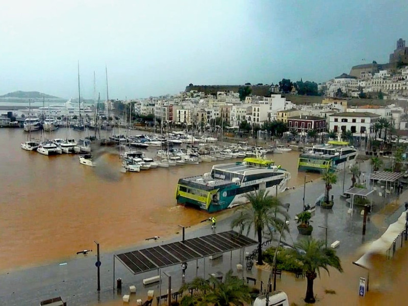 Vista de Dalt Vila este martes 30 de Septiembre