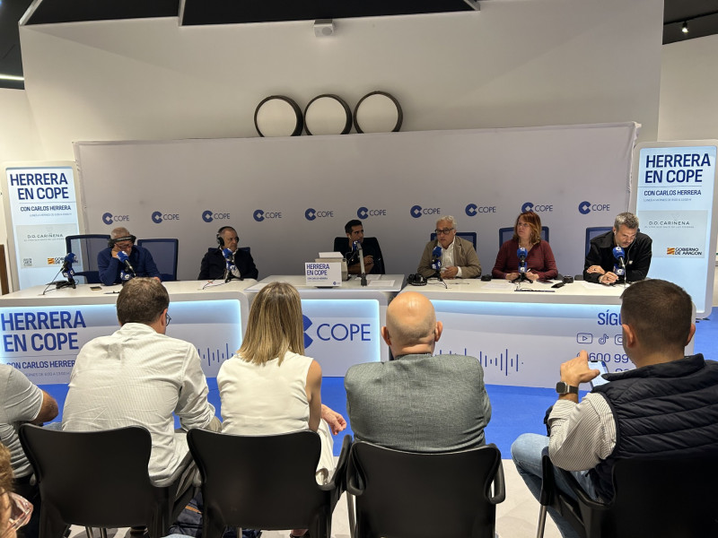 Javier Rincón, en 'Herrera en COPE', con el resto de colaboradores