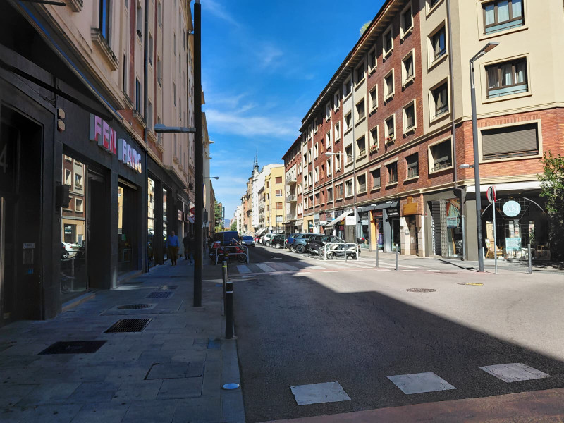 Calle Francisco Bergamín de Pamplona