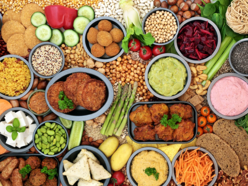 Platos y comida vegetariana