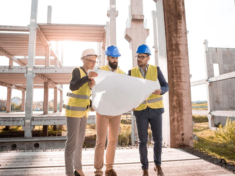 Arquitectos en la obra