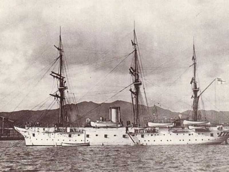 Fotografía de la corbeta Gneisenau