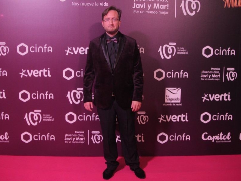 El pianista Manuel López, en un acto organizado por CADENA 100