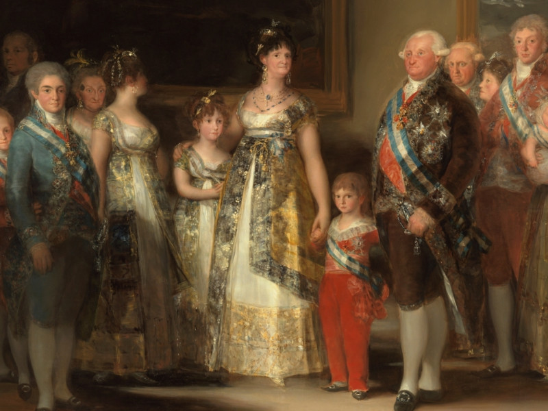 'La familia de Carlos IV', Francisco de Goya y Lucientes (1800)