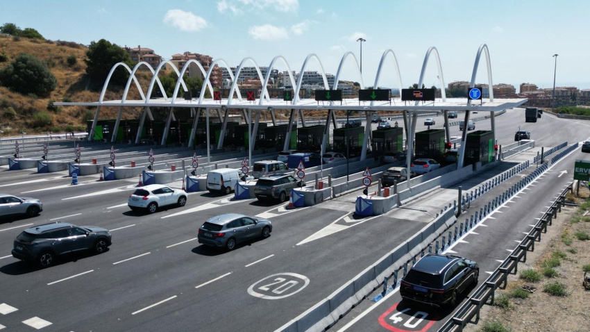 Vista de la autopista AP-7 de la Costa del Sol