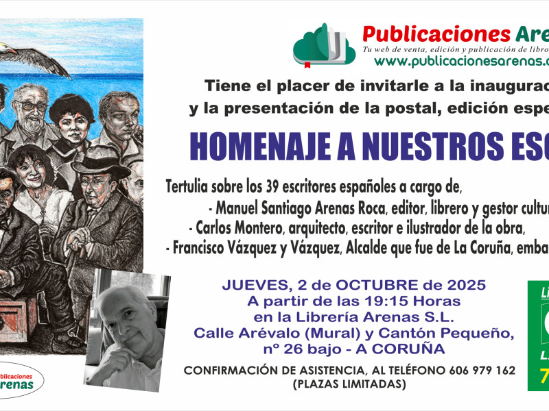 Presentación del mural de Escritores en Arenas