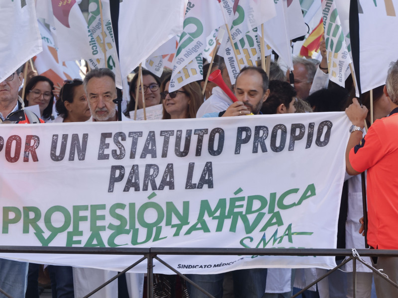 Primeras concentraciones de la huelga, en Madrid