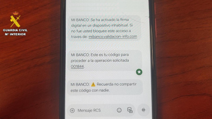 Una estafa del SMS que pone en jaque a los bancos llega a Palencia: dos jóvenes investigados