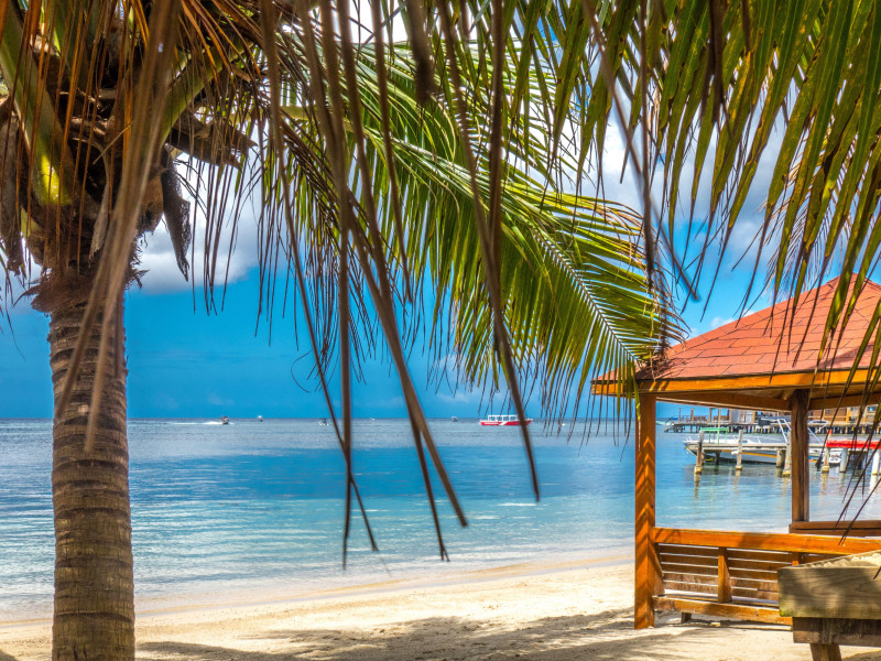 Imagen de recurso de una playa de Honduras