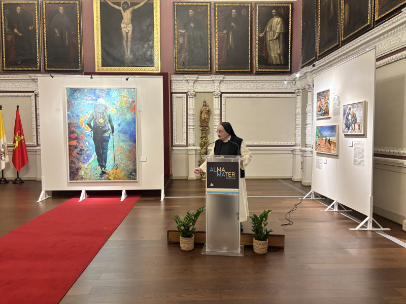 La última exposición de 'la monta pintora' se podrá visitar hasta el 8 de diciembre.