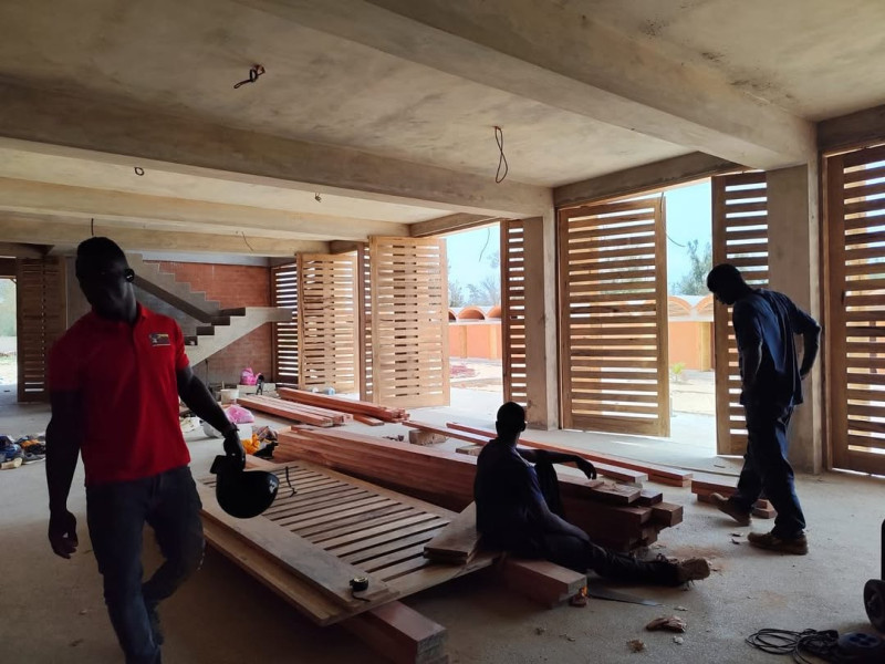 Las obras del nuevo proyecto en Senegal