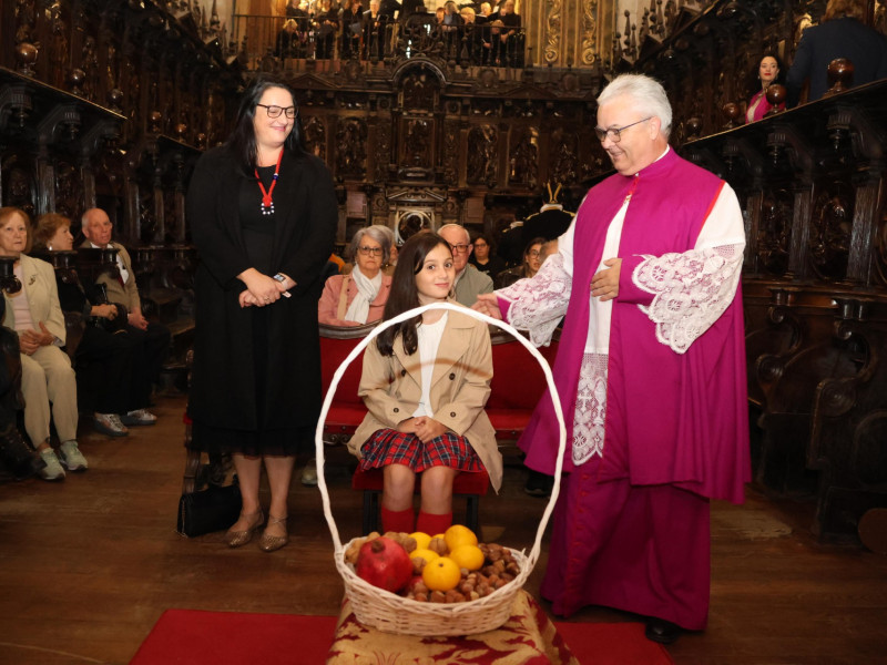 La tradicional ofrenda a San Froilán tuvo lugar en la Catedral de Lugo