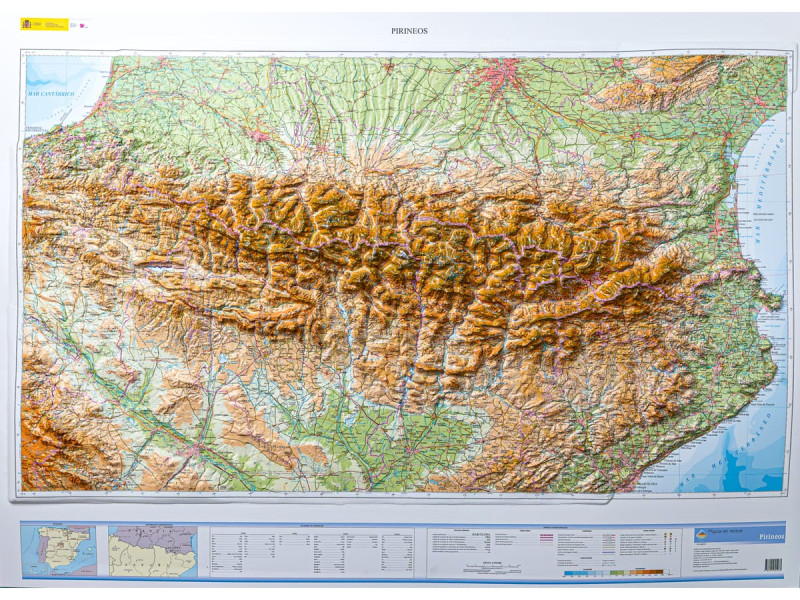Mapa Pirineos