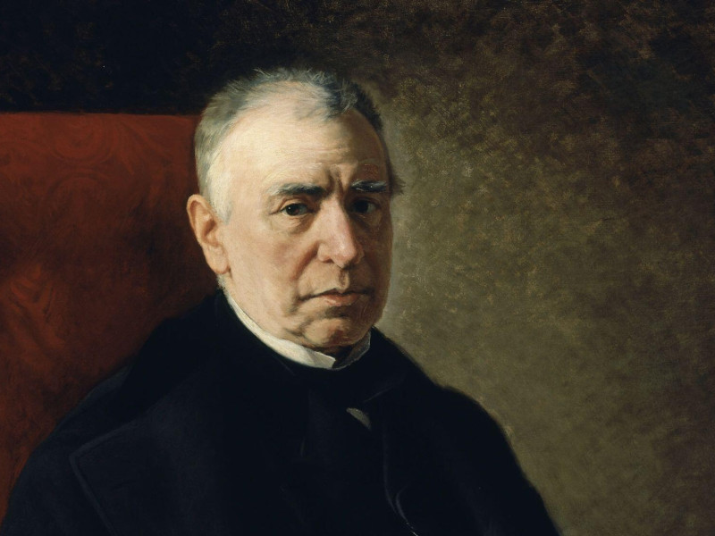 José María Orense, presidente del Congreso de los Diputados, retratado por Ignacio Suárez (1873)