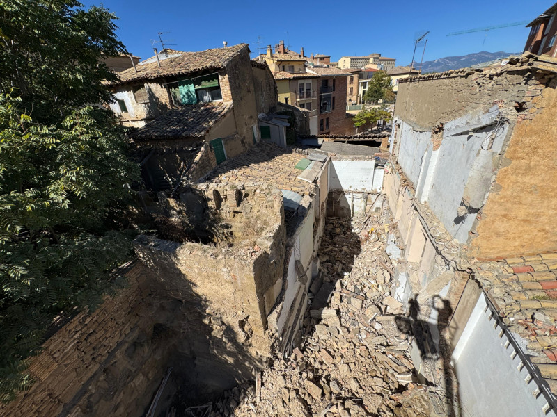 Demolición en Huesca