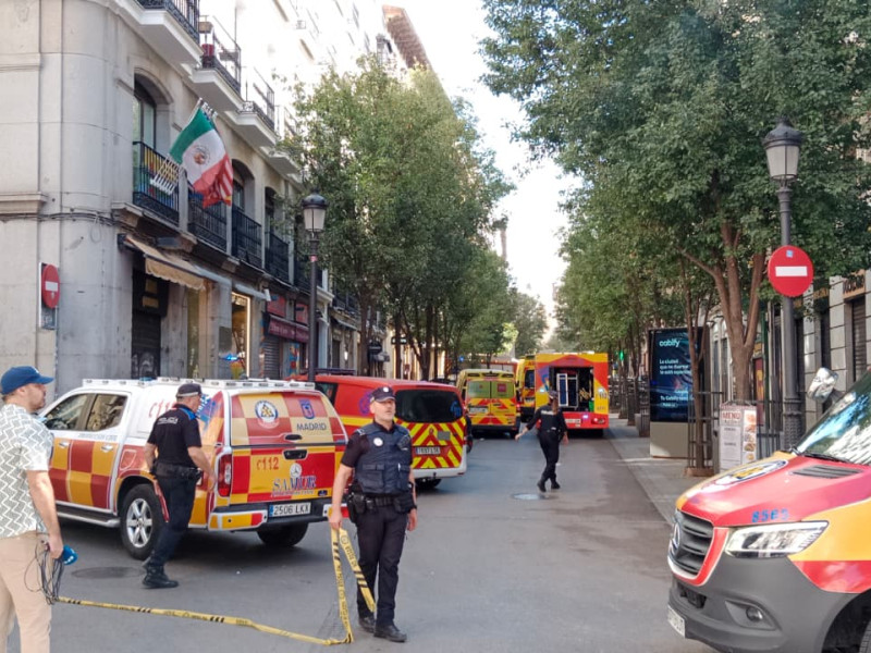 Se derrumba un edificio en construcción en Madrid: cuatro obreros desaparecidos