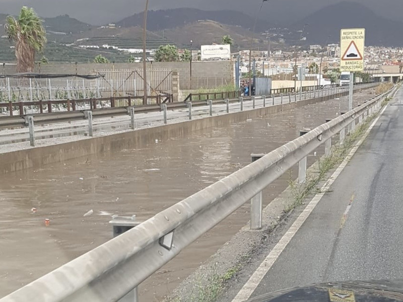 Aspecto de la Rambla de las Brujas en octubre de 2024