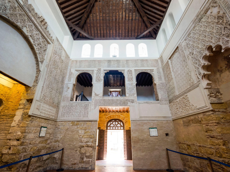 Sala de oración de la antigua Sinagoga de Córdoba