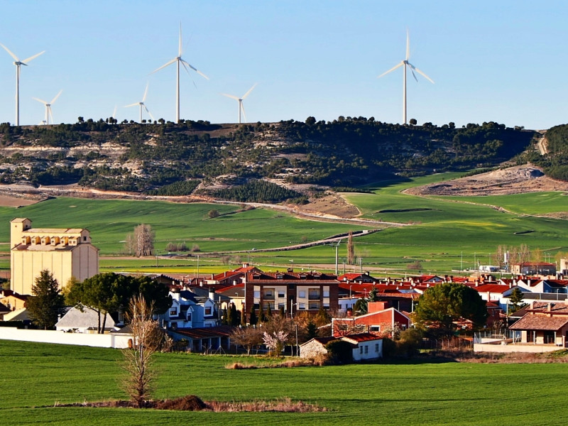 Panorámica de Baltanás