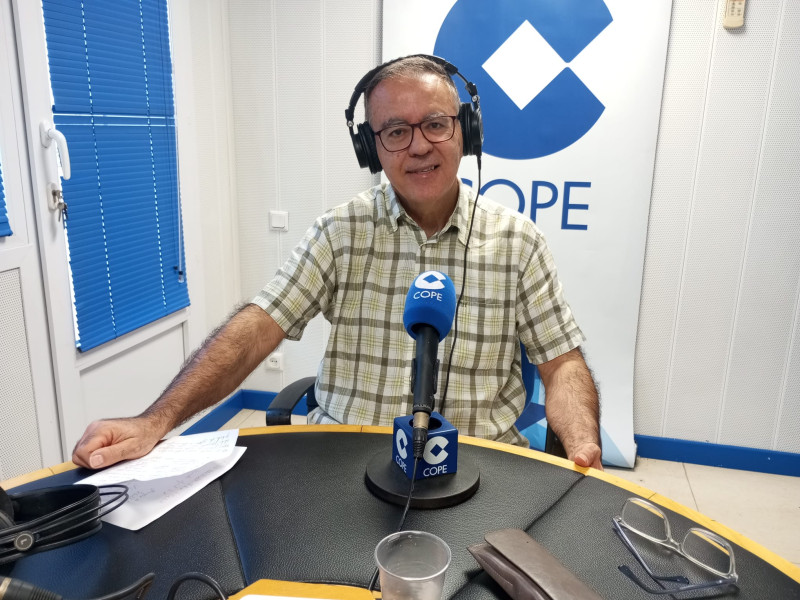 Pepe Sánchez Conesa, en los estudios de COPE