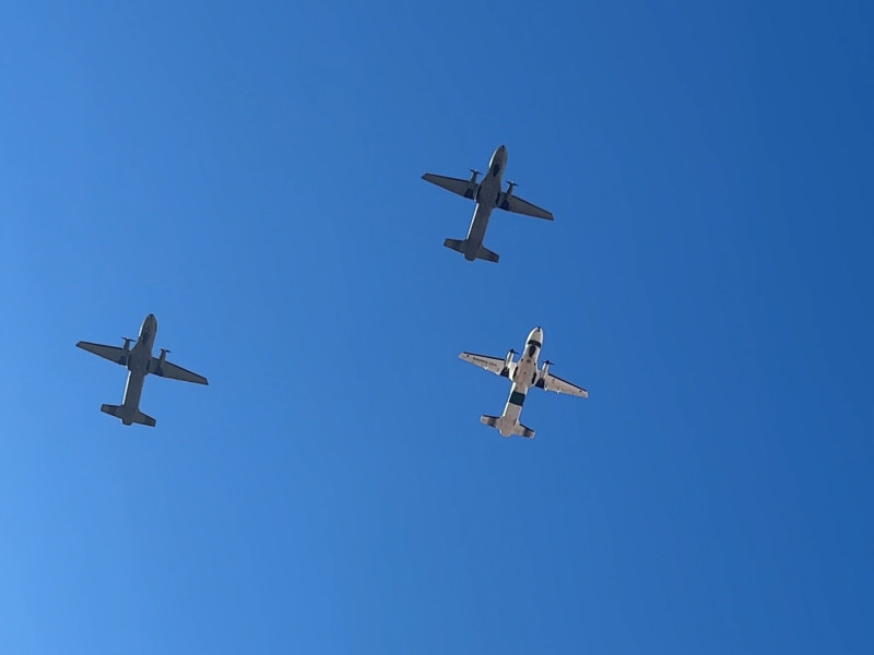 Formación desfile aéreo