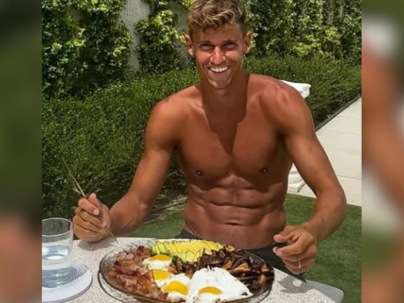 Marcos Llorente mostrando su dieta paleolítica