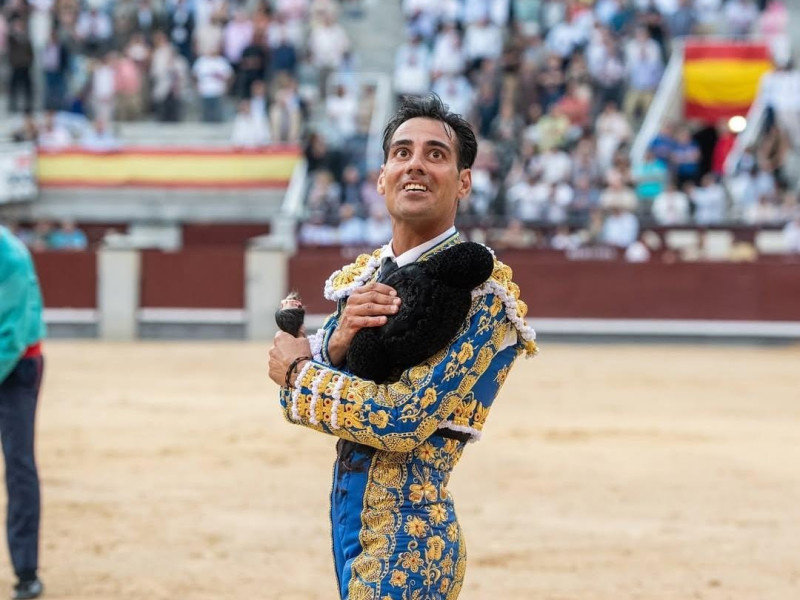 Gómez del Pilar en la plaza de toros de Las Ventas