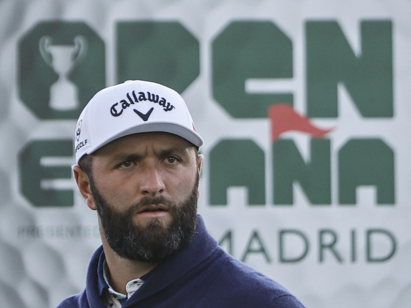 Jon Rahm no tuvo en debut cómodo en la primera jornada en Madrid.