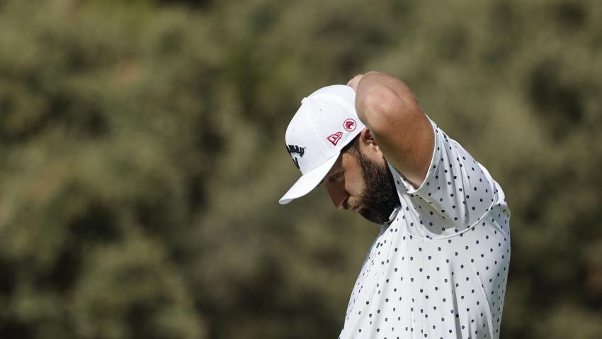 Jon Rahm acabó a seis golpes del líder la primera jornada del Open de España de Golf.