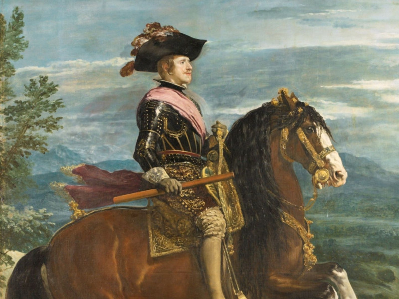 'Felipe IV, a caballo', Diego Rodríguez de Silva y Velázquez (1635)