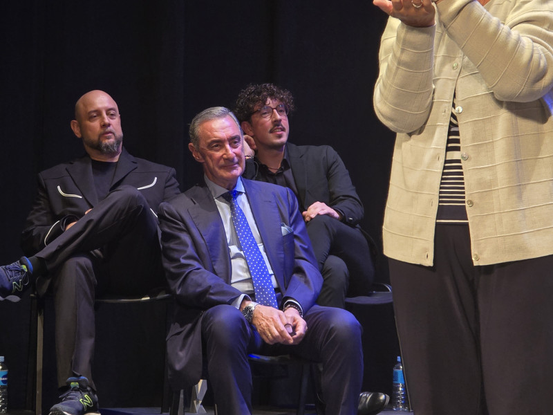 Carlos Herrera, durante los premios en el Teatro Cervantes